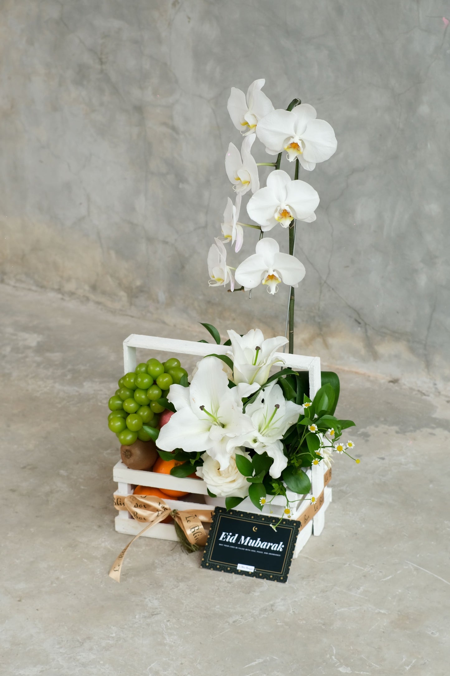 Orchid Lily Fruit Parcel