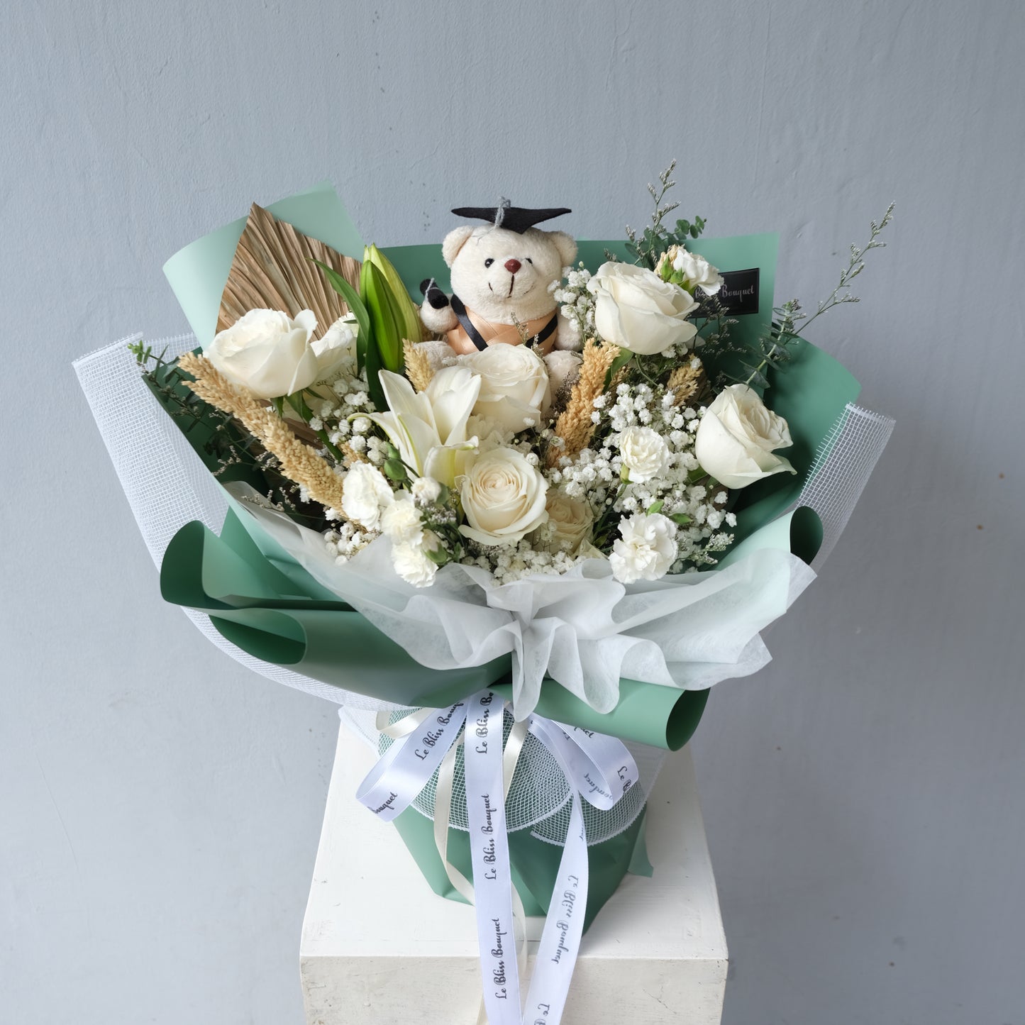 Mint Green Graduation Bouquet