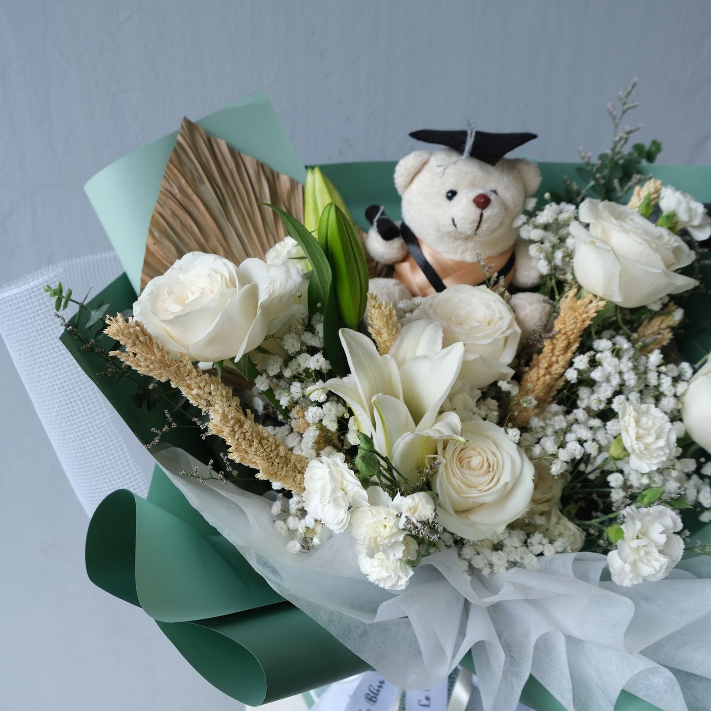 Mint Green Graduation Bouquet