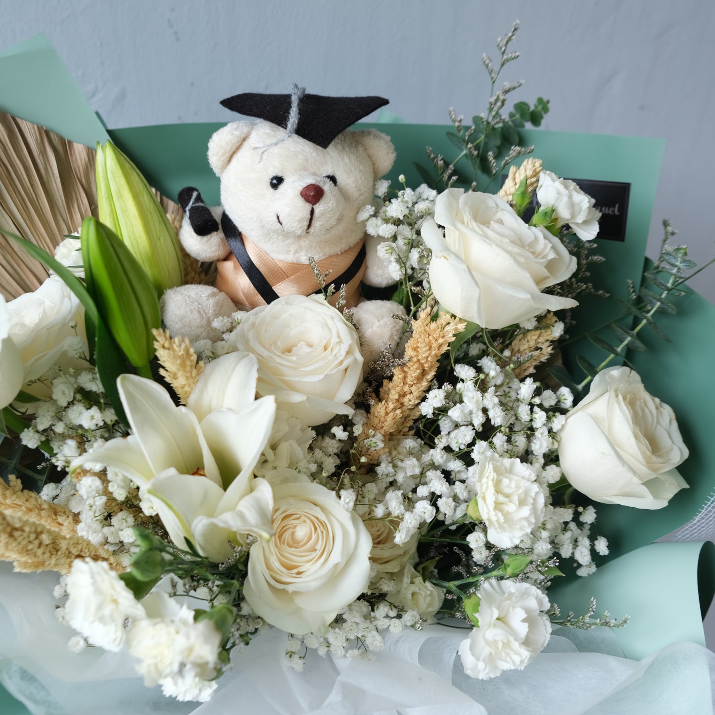 Mint Green Graduation Bouquet