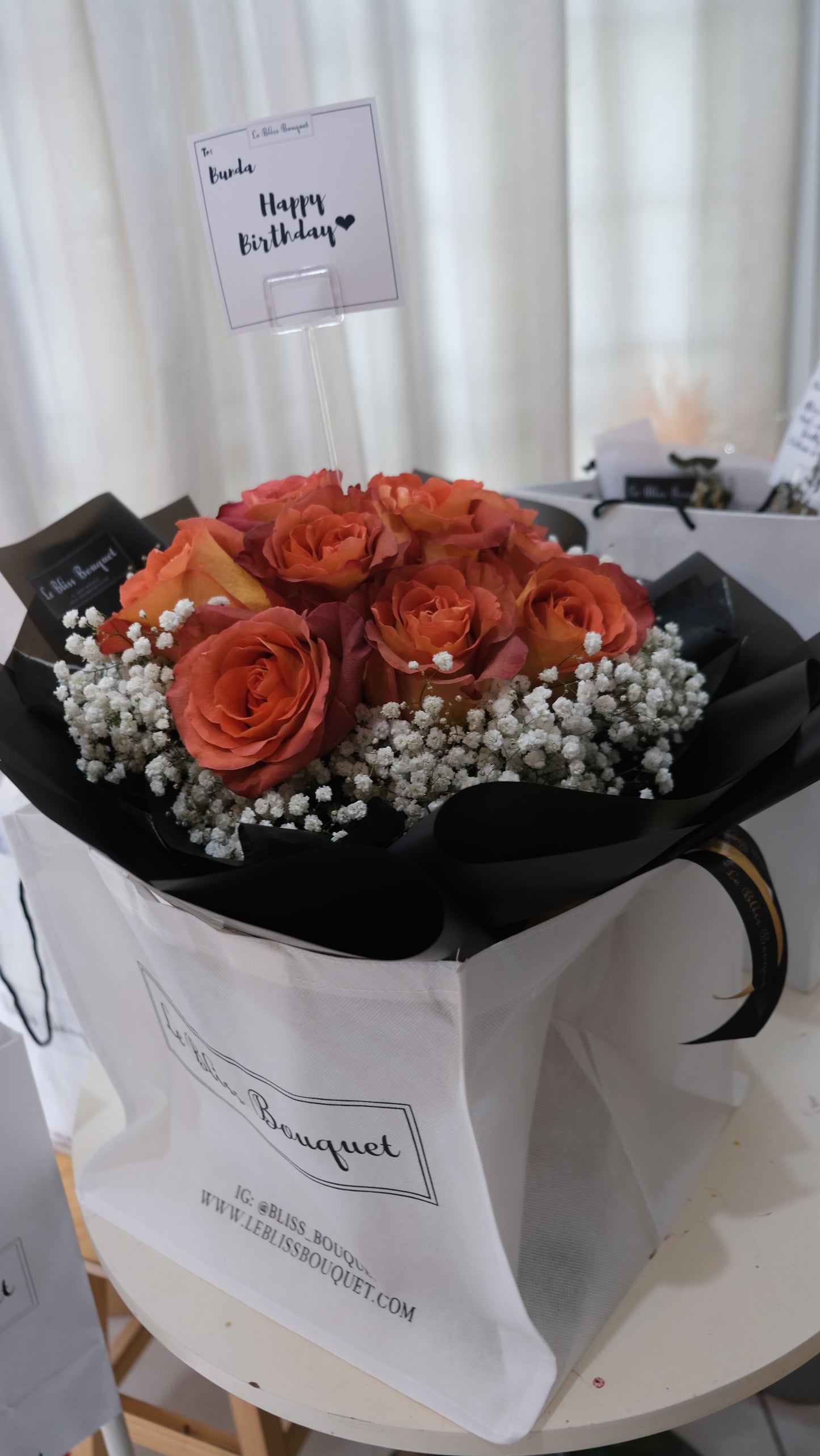 Coffee Break Rose Bouquet - Le Bliss Bouquet