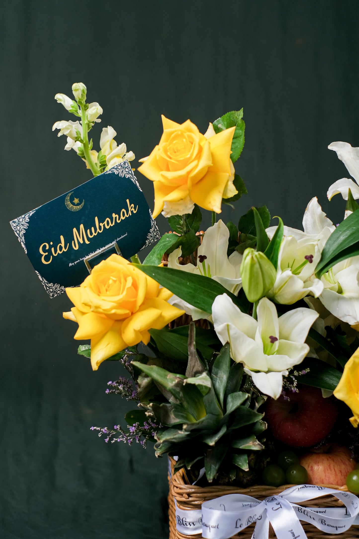 Harmony Harvest: Grand Rattan Eid Fitr Fruit Parcel