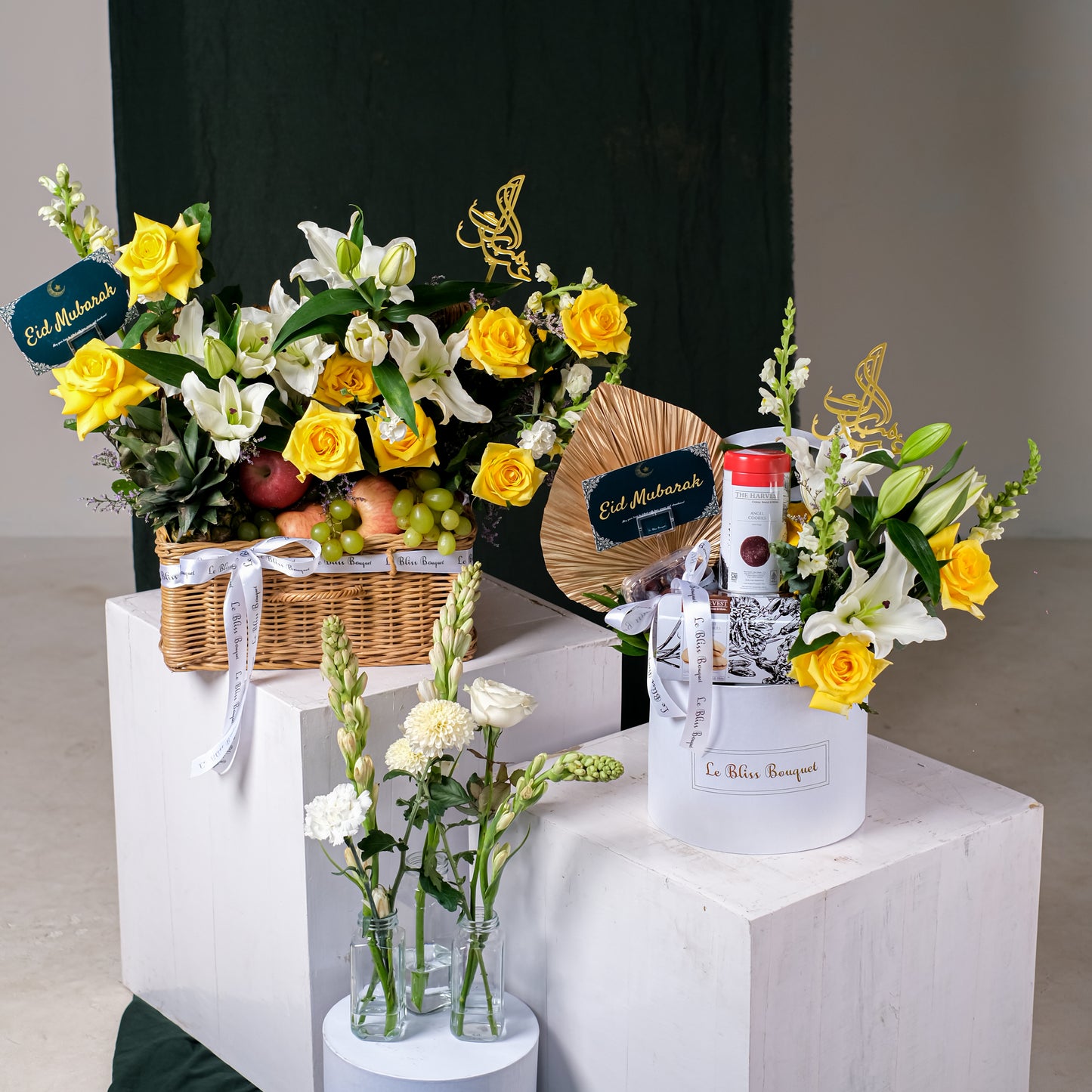 Harmony Harvest: Grand Rattan Eid Fitr Fruit Parcel