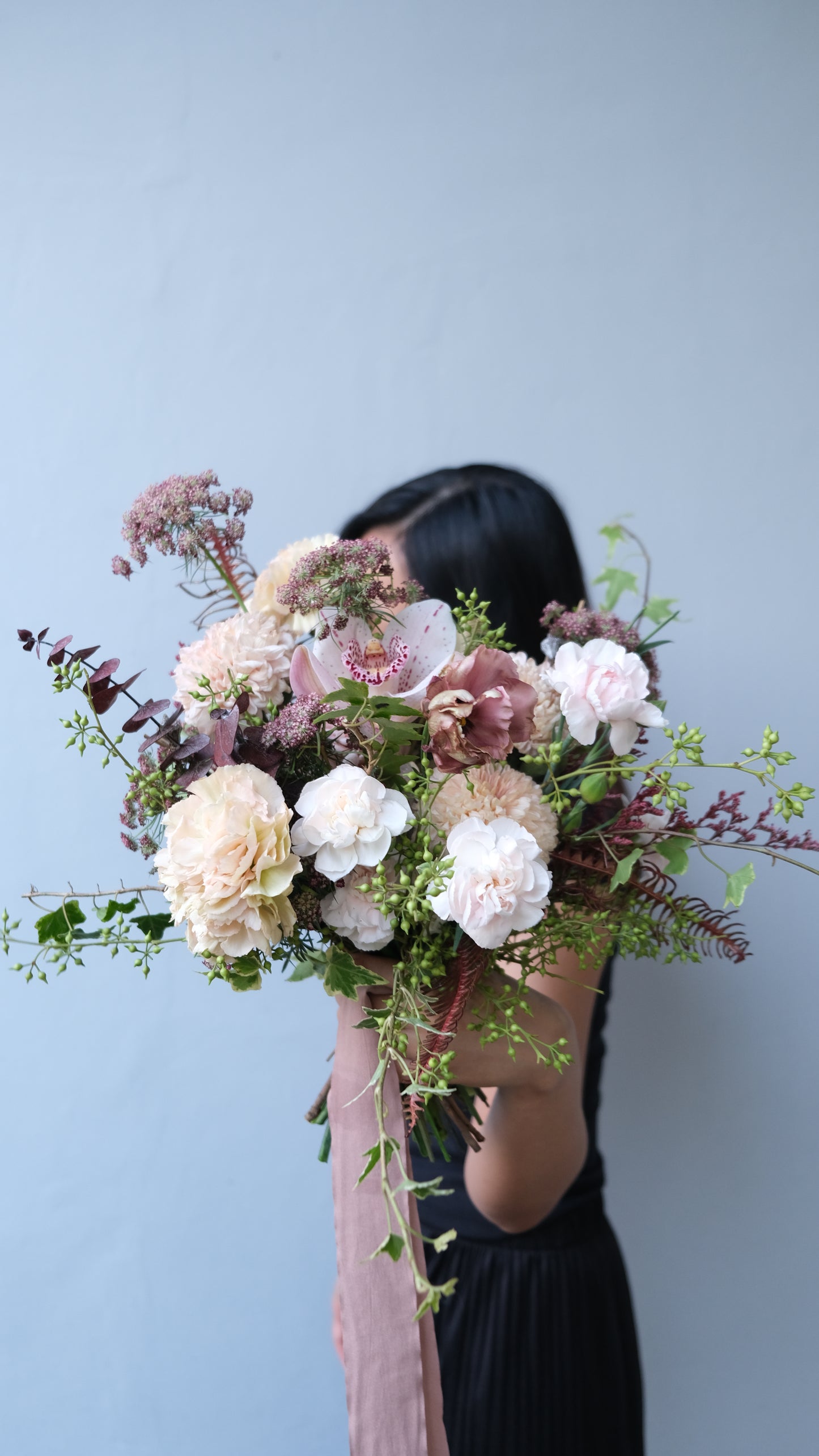Brown Cymbidium Bridal Bouquet Bintaro