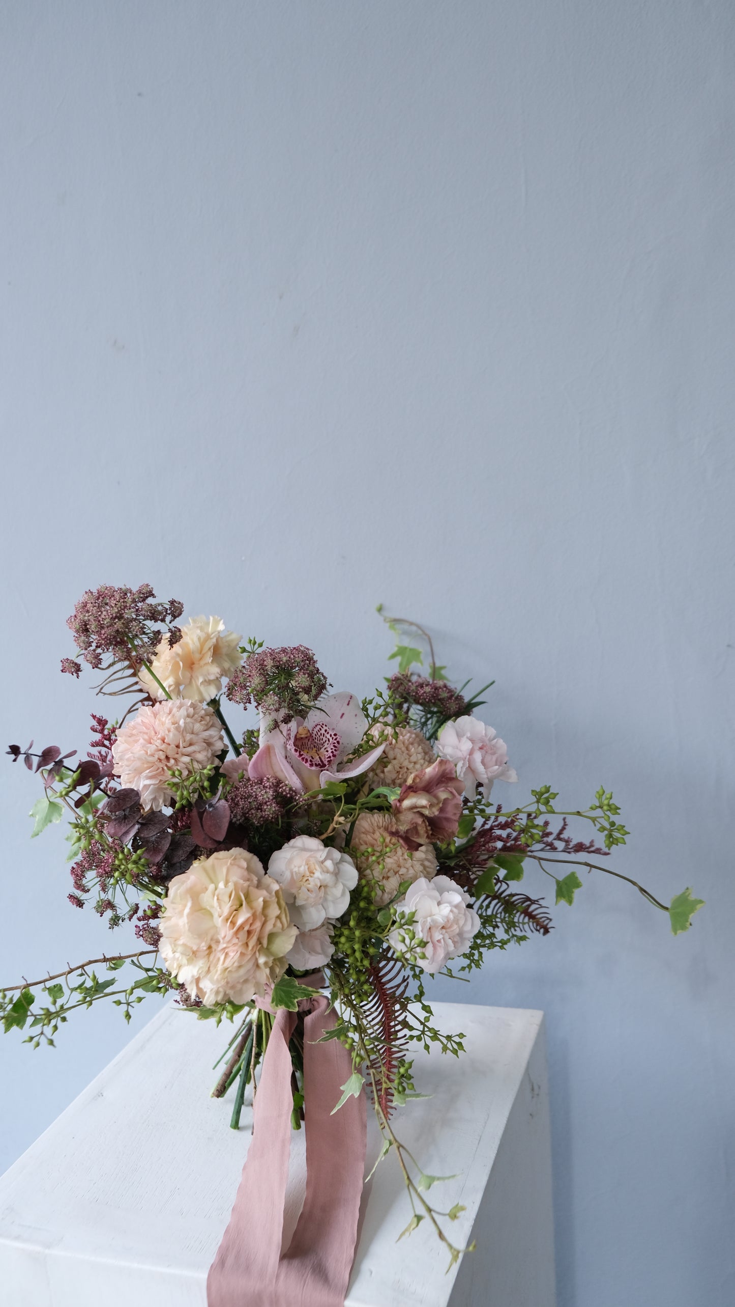 Brown Cymbidium Bridal Bouquet Jakarta
