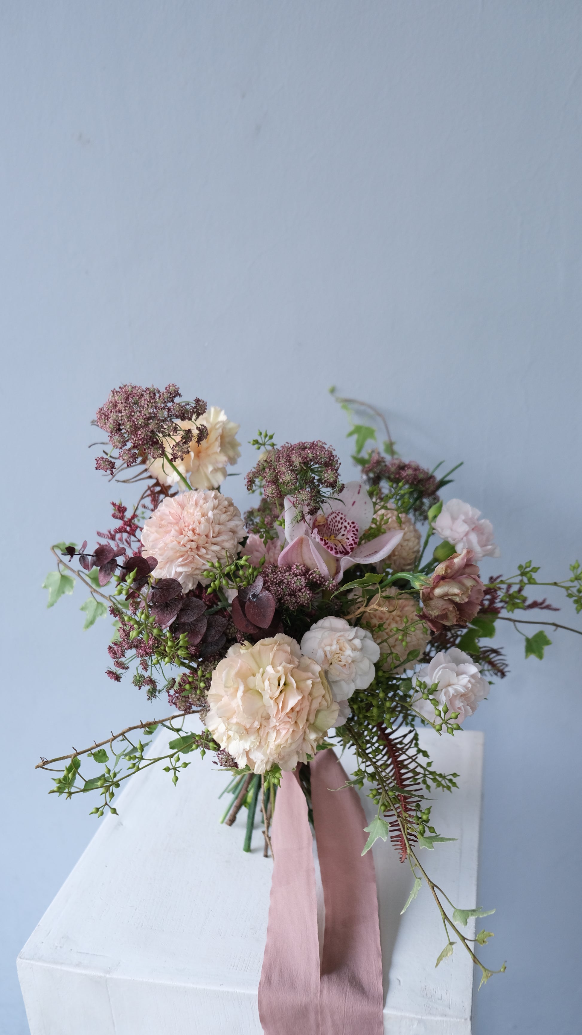 Brown Cymbidium Bridal Bouquet Jakarta