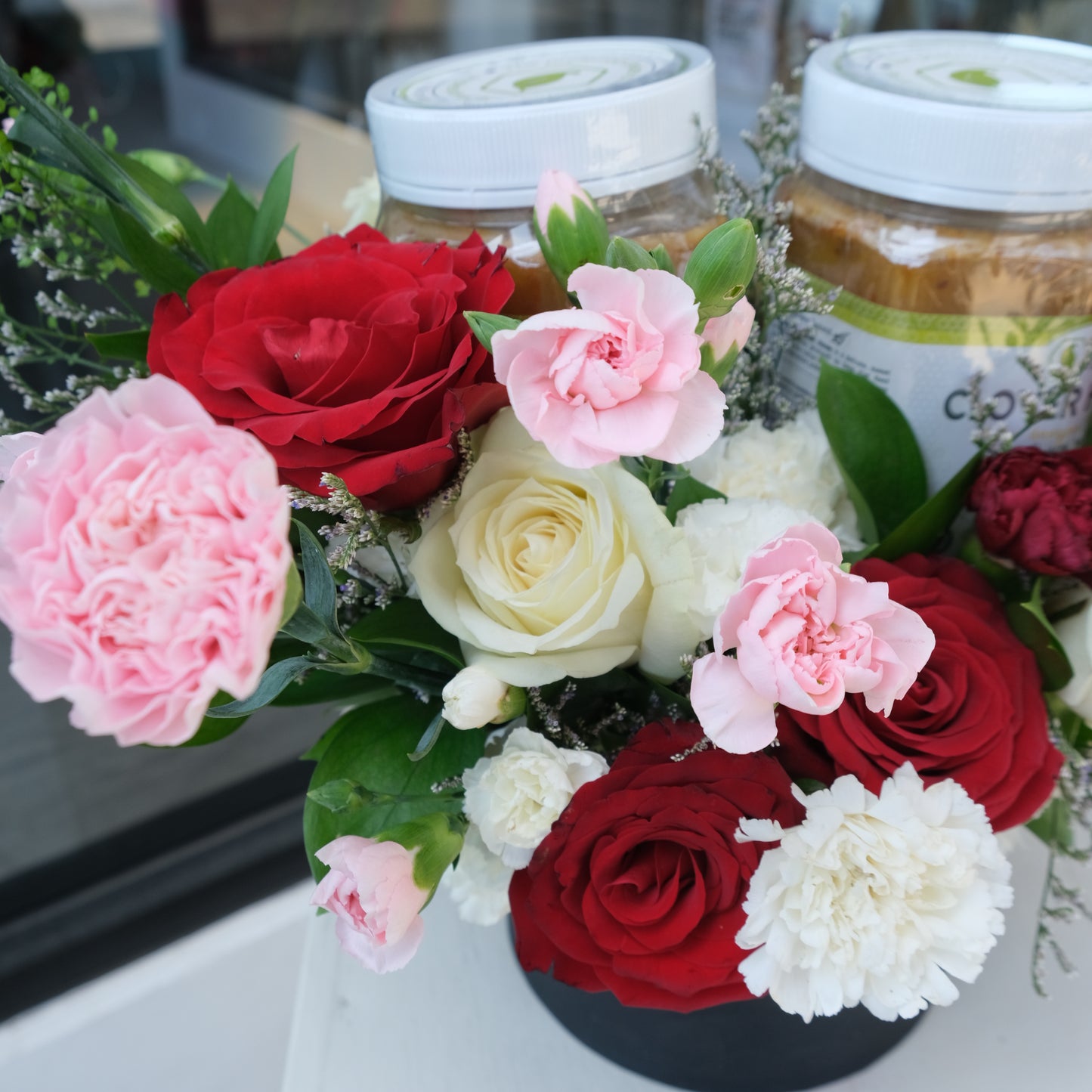 Honey and Flowers Set Get Well Soon Hamper Gift