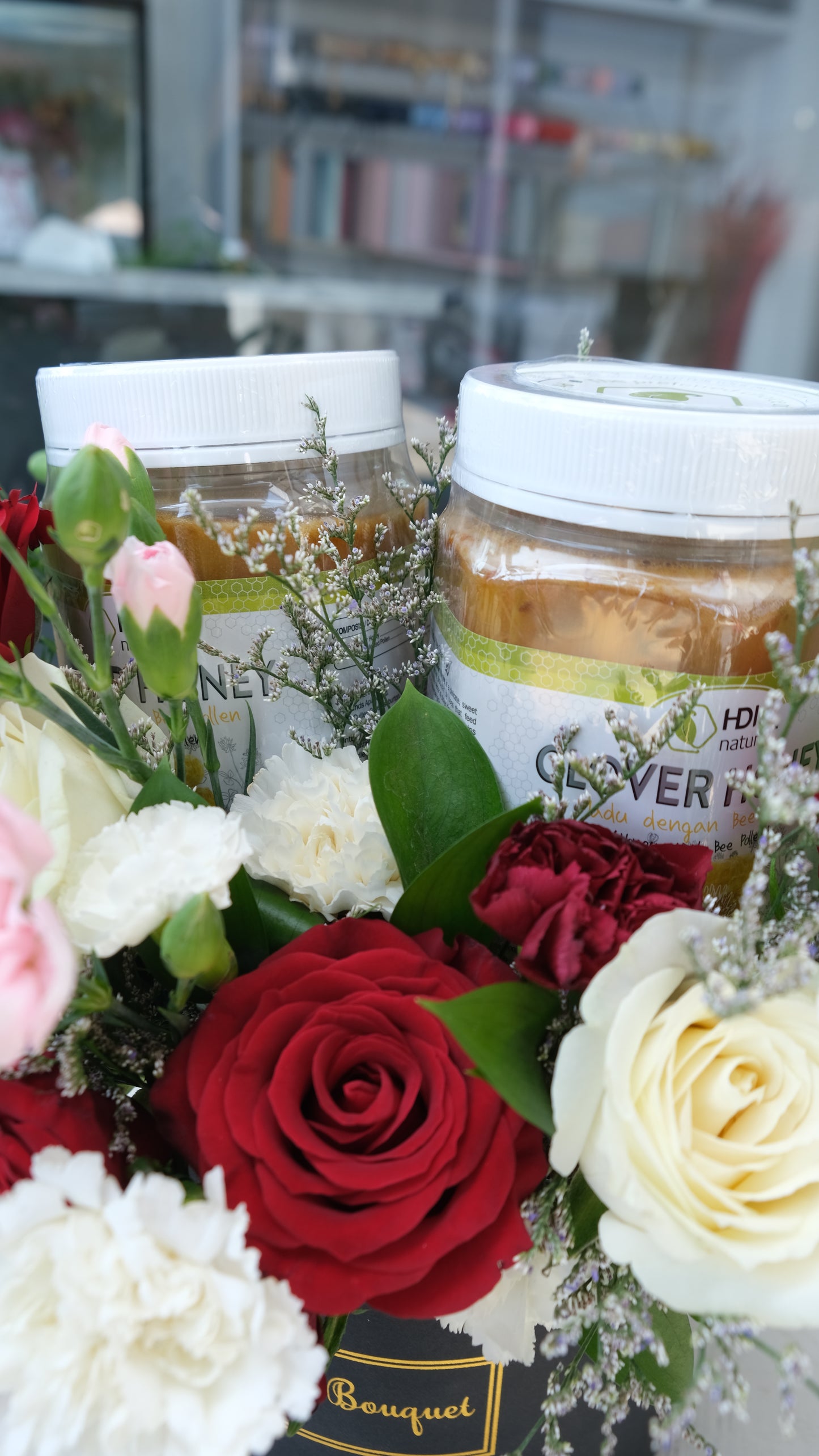 Honey and Flowers Set Get Well Soon Hamper Gift