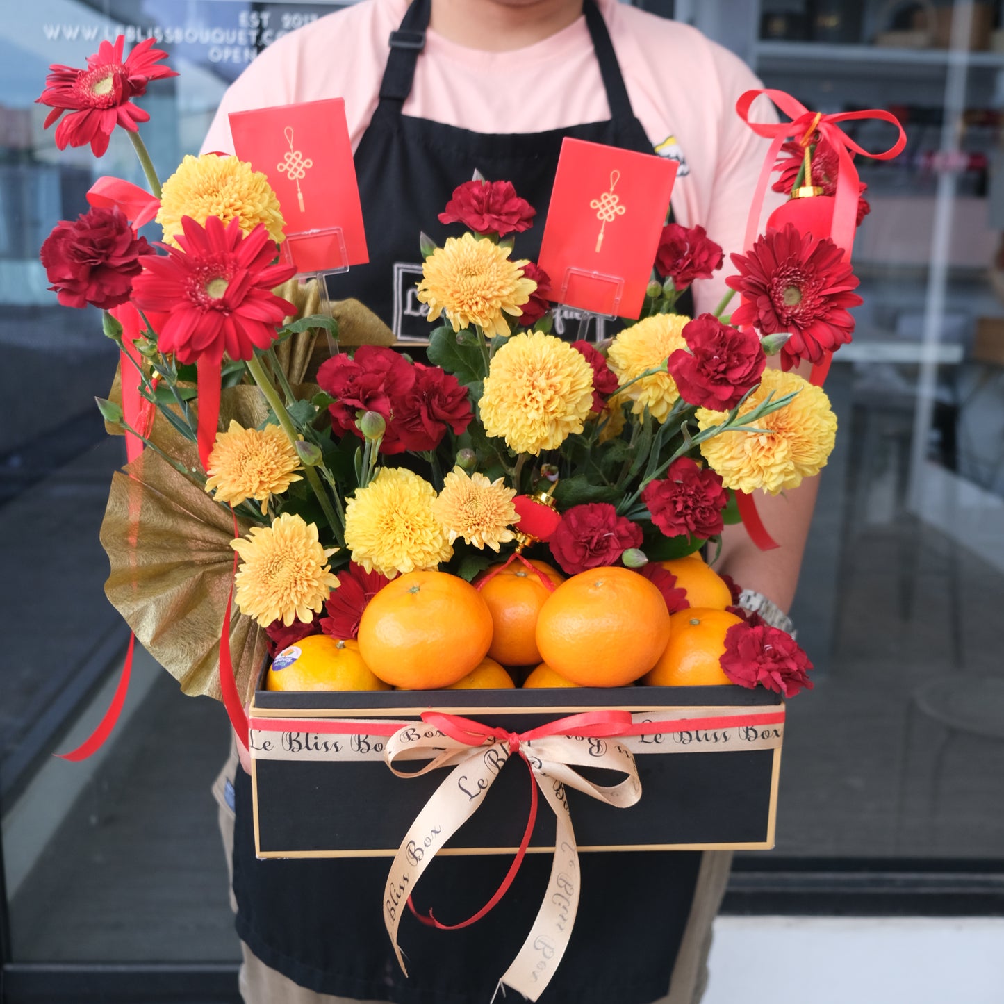 CNY Prosperity Fruit & Floral Box