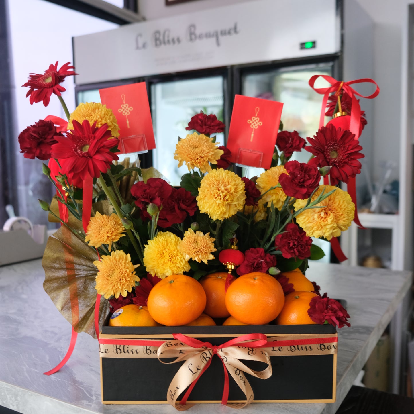 CNY Prosperity Fruit & Floral Box