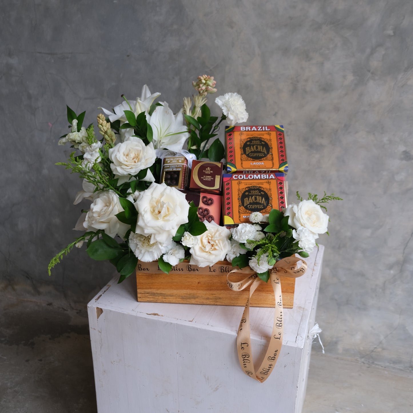 Bliss Godiva & Bacha Bloom Hamper