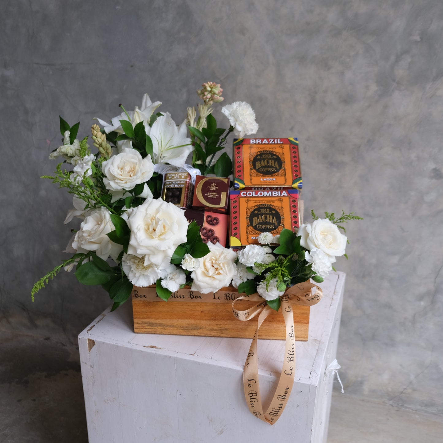 Bliss Godiva & Bacha Bloom Hamper