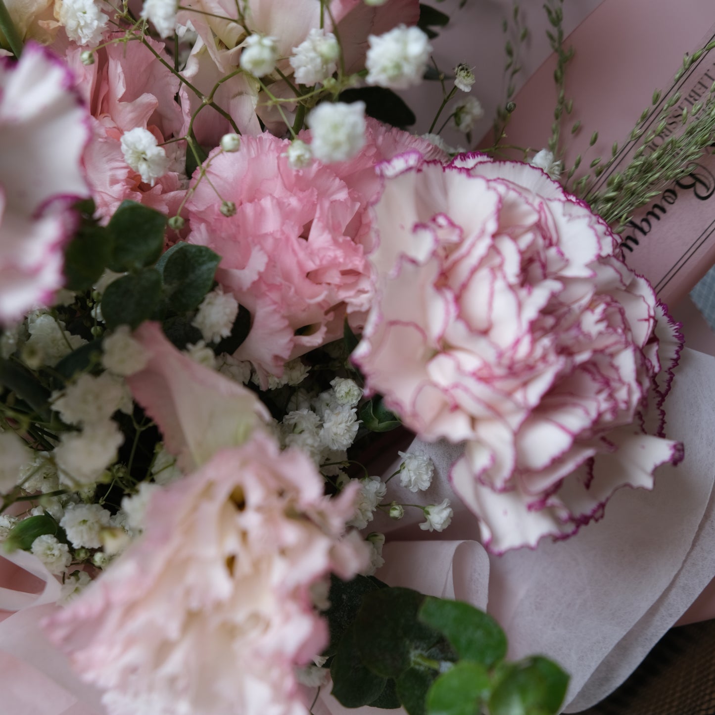 Lisianthus Carnation Smallie Bouquet