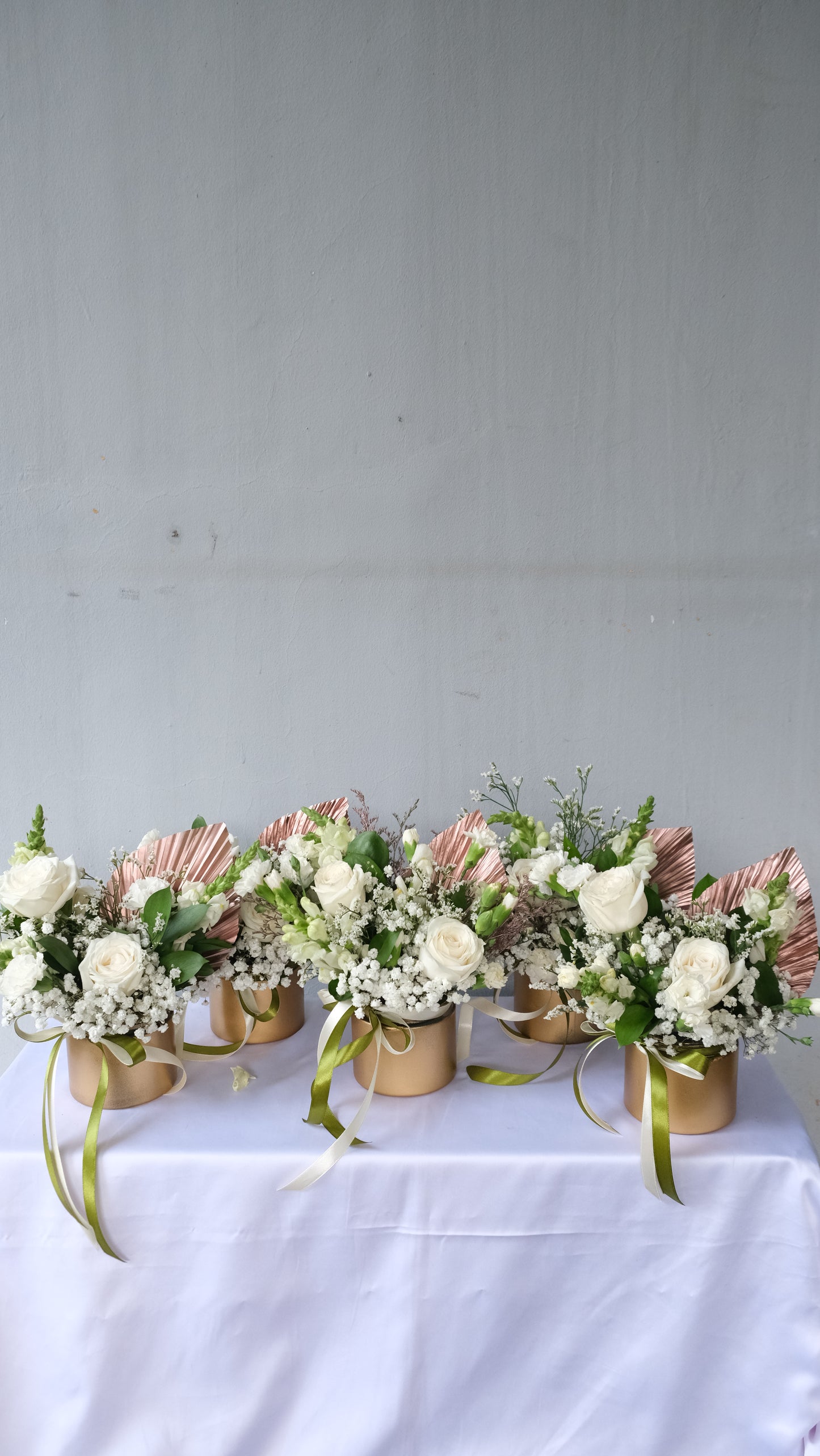 White Green Petite Jar
