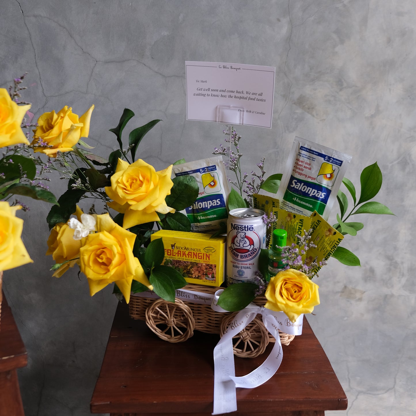 Wellness Boost Sunshine Rattan Basket