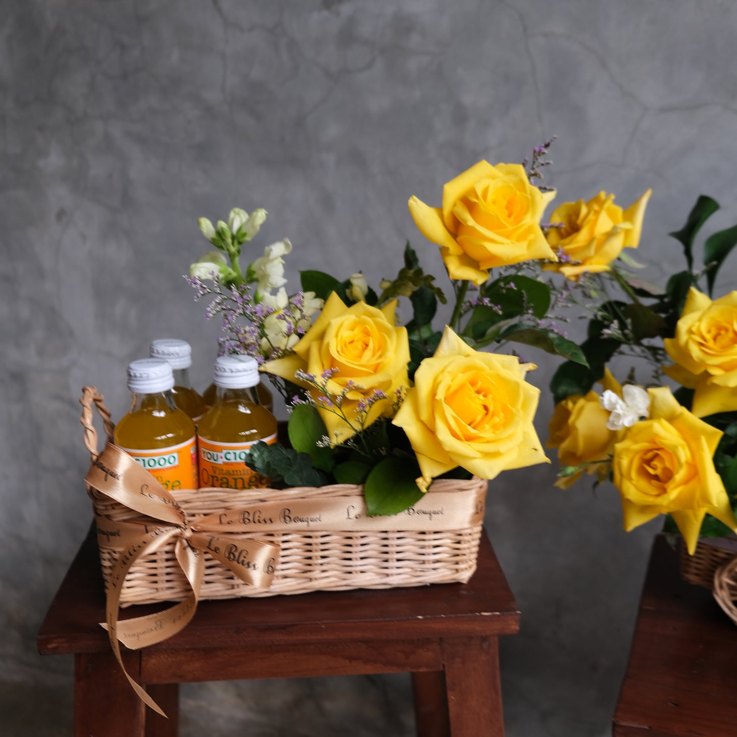 Wellness Boost Sunshine Rattan Basket