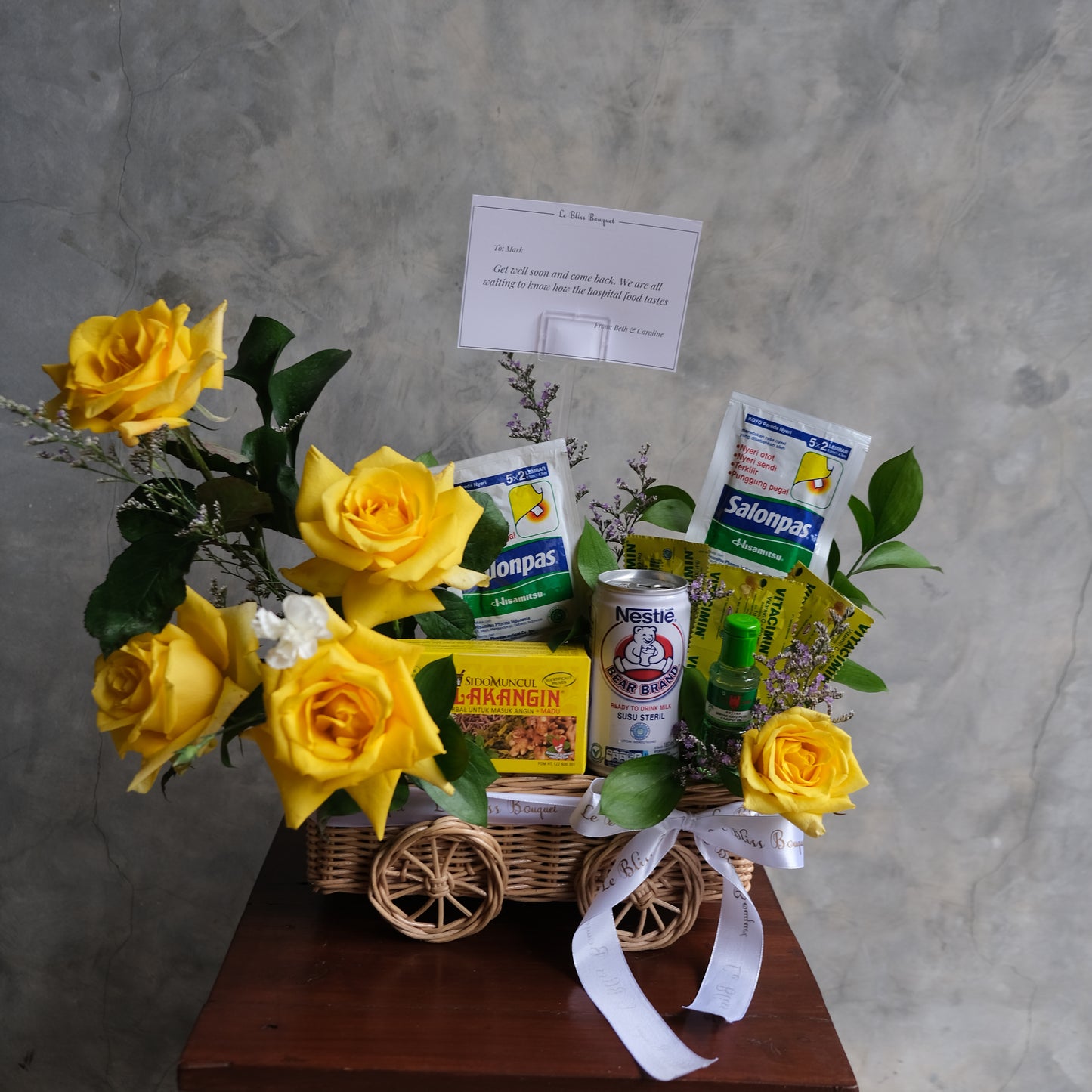 Wellness Boost Sunshine Rattan Basket