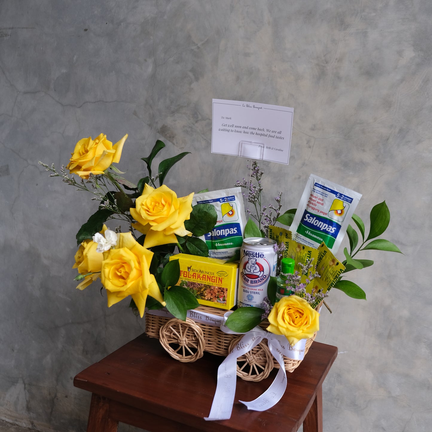 Wellness Boost Sunshine Rattan Basket