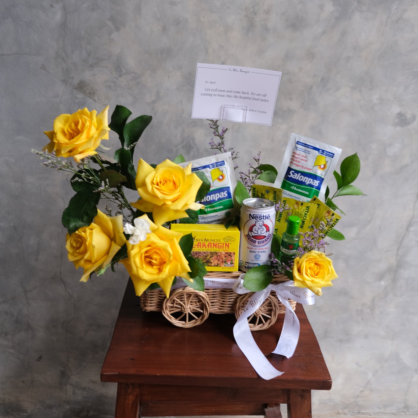 Wellness Boost Sunshine Rattan Basket