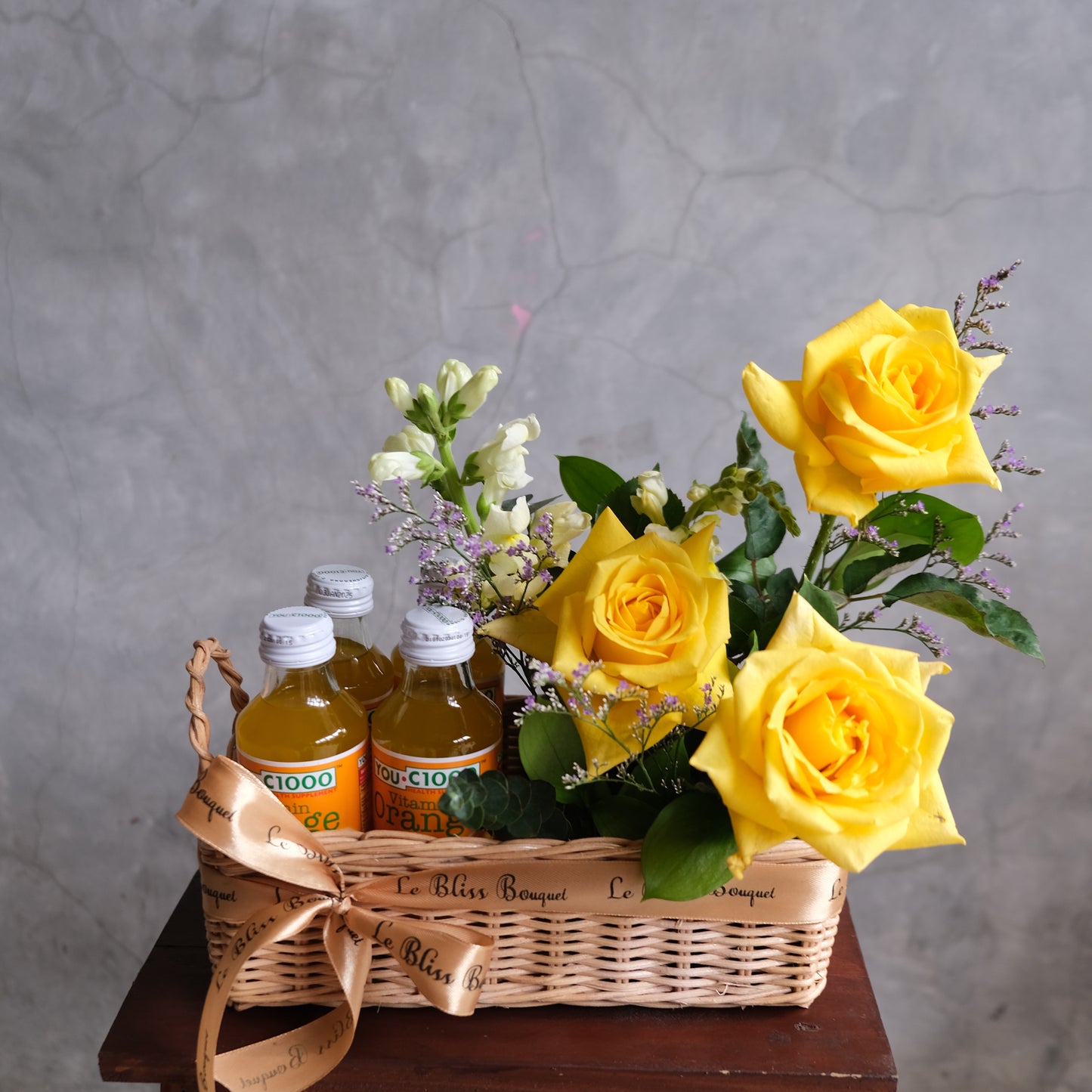 Wellness Boost Sunshine Rattan Basket