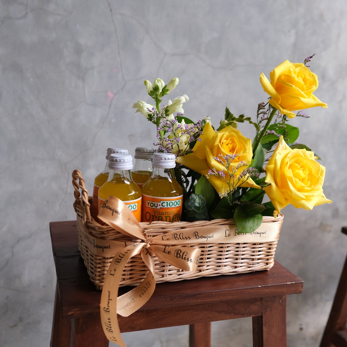Wellness Boost Sunshine Rattan Basket