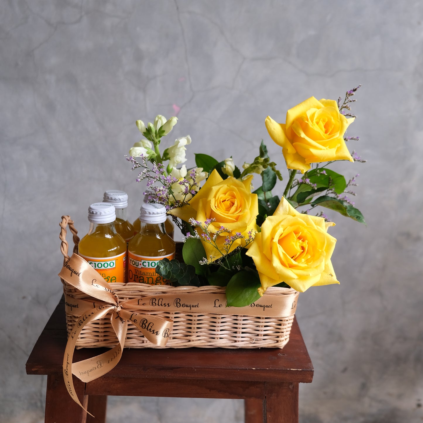 Wellness Boost Sunshine Rattan Basket
