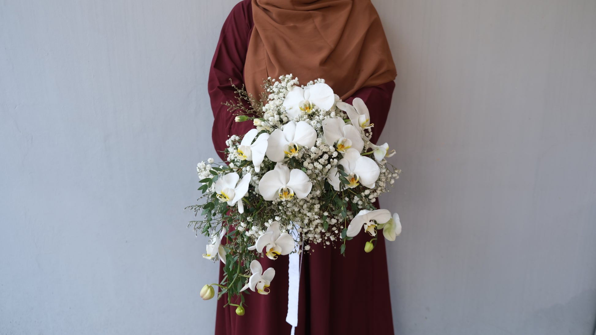 Orchid Bridal Bouquet Cirebon