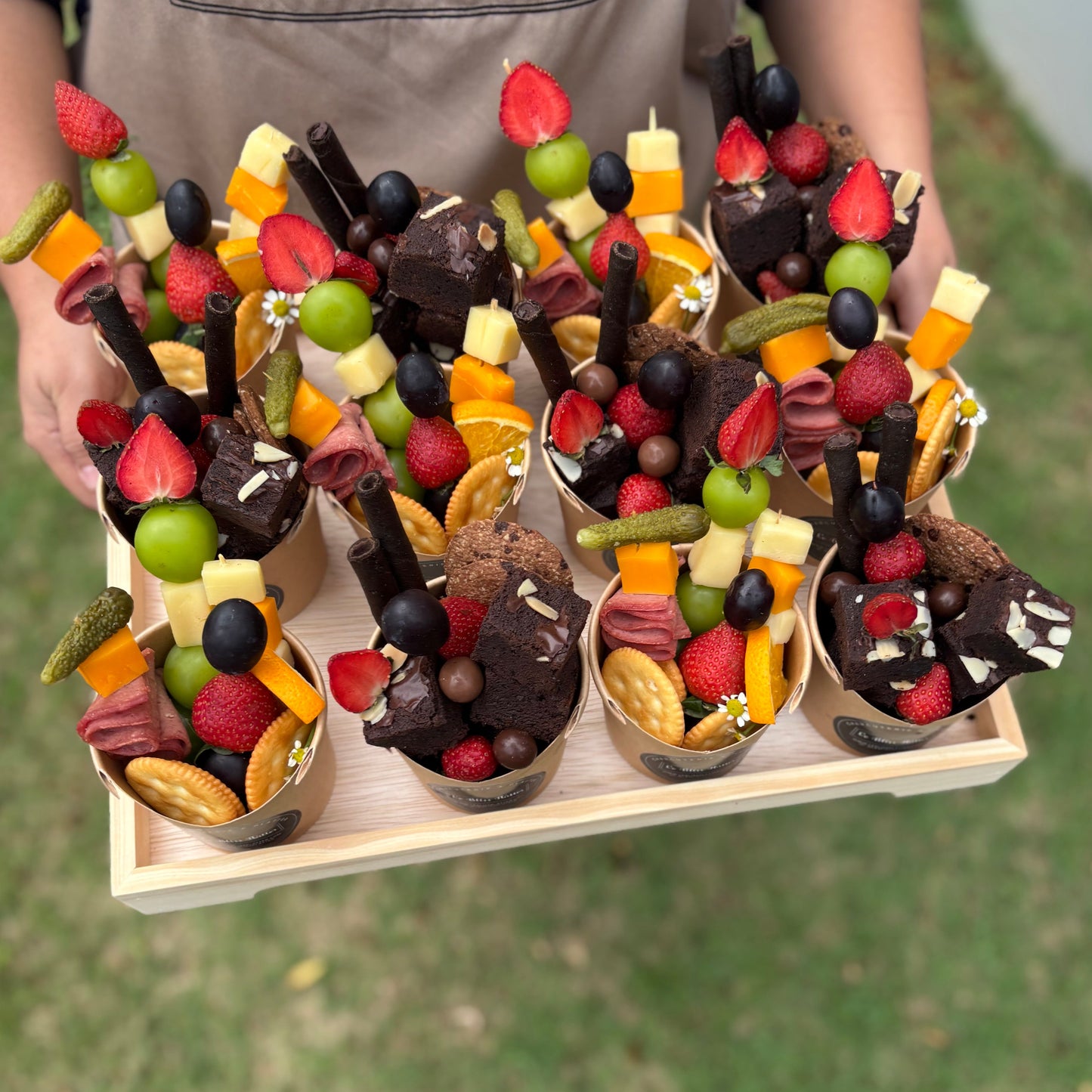 Sweet and Savory Charcuterie in A Cup