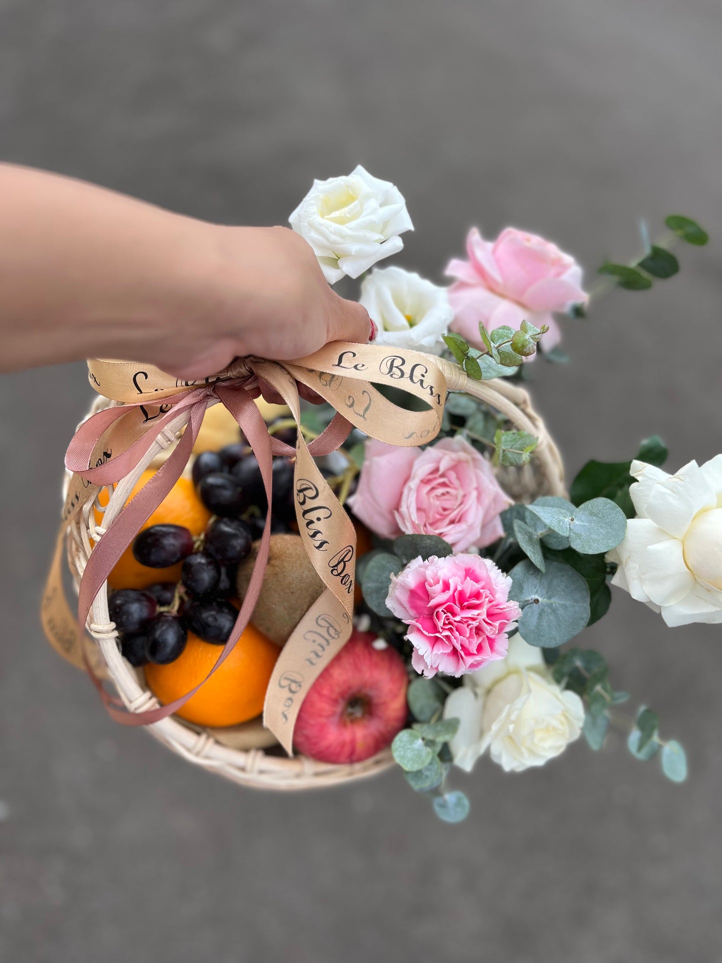 Blossom Fruit Rattan Basket