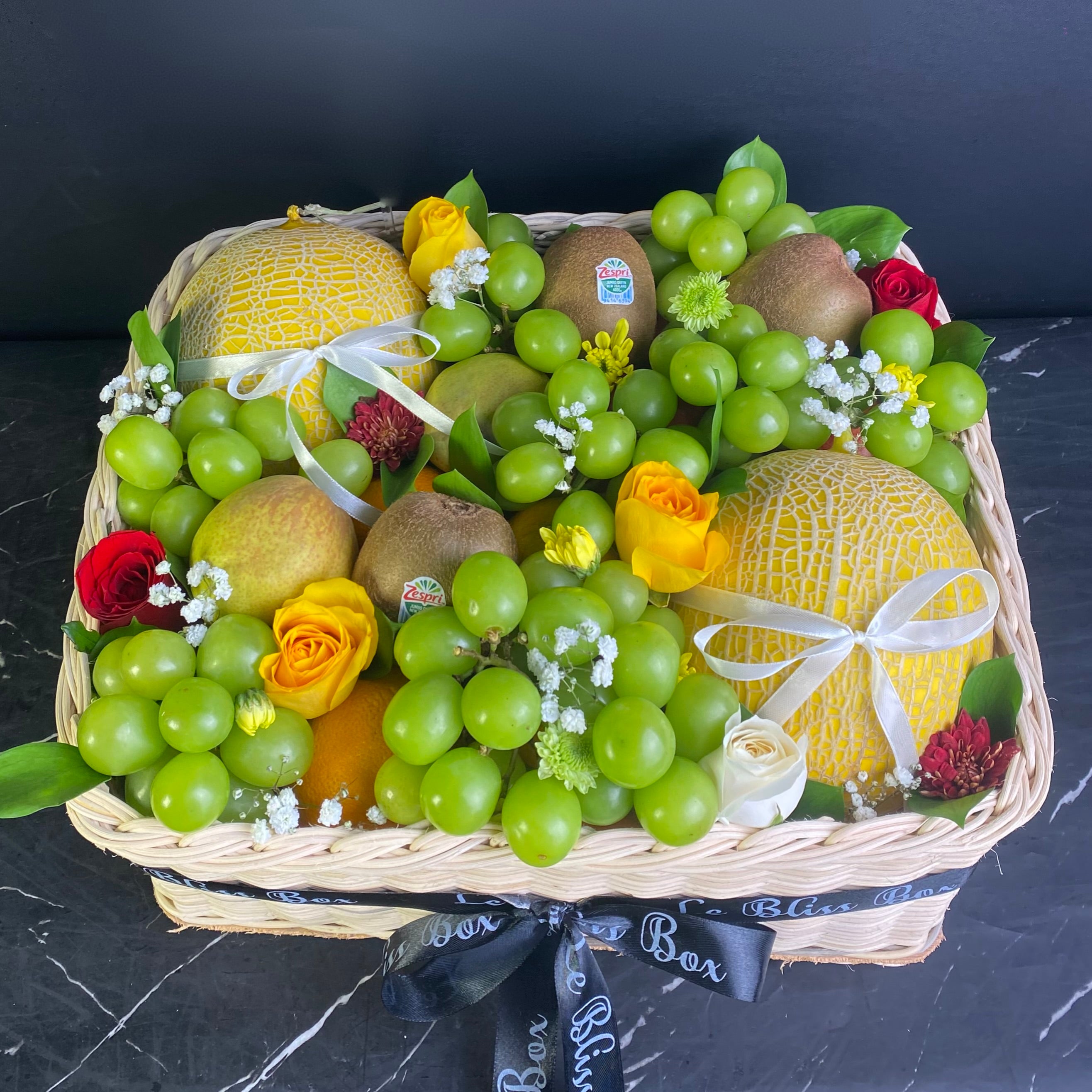 Box Ofmelon Twin Melon Rattan Fruit Box | Parcel Buah Melon Jakarta – Le Bliss