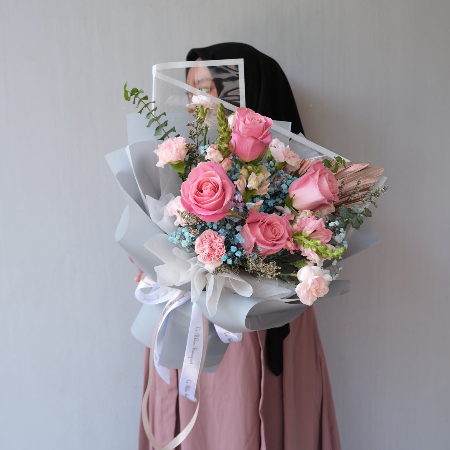 Hermosa Cotton Candy Bouquet - Le Bliss Bouquet. Florist surabaya, bouquet surabaya, buket bunga surabaya, flower bouquet delivery surabaya
