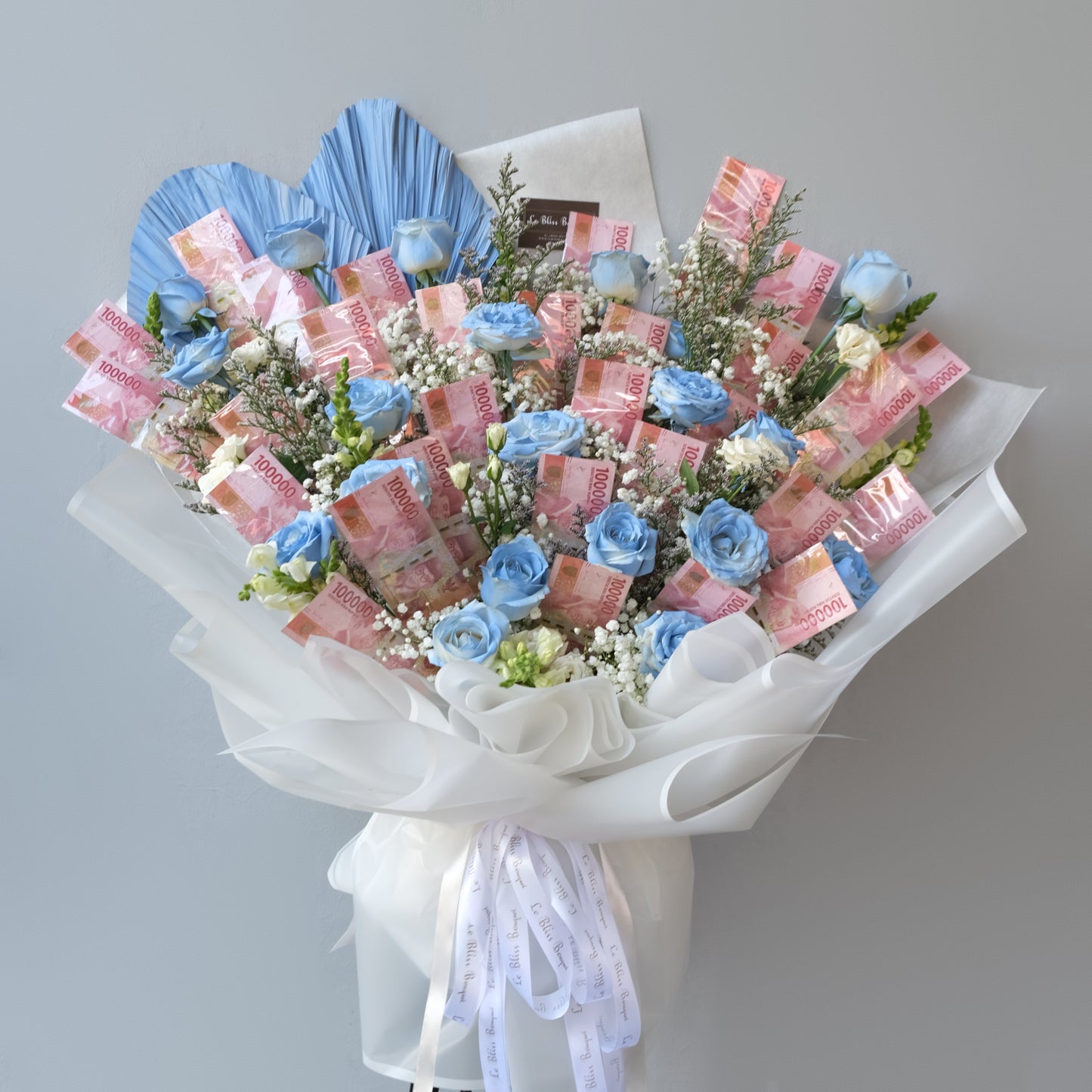 Grand Blue Human Size Money Bouquet | 40 Lembar