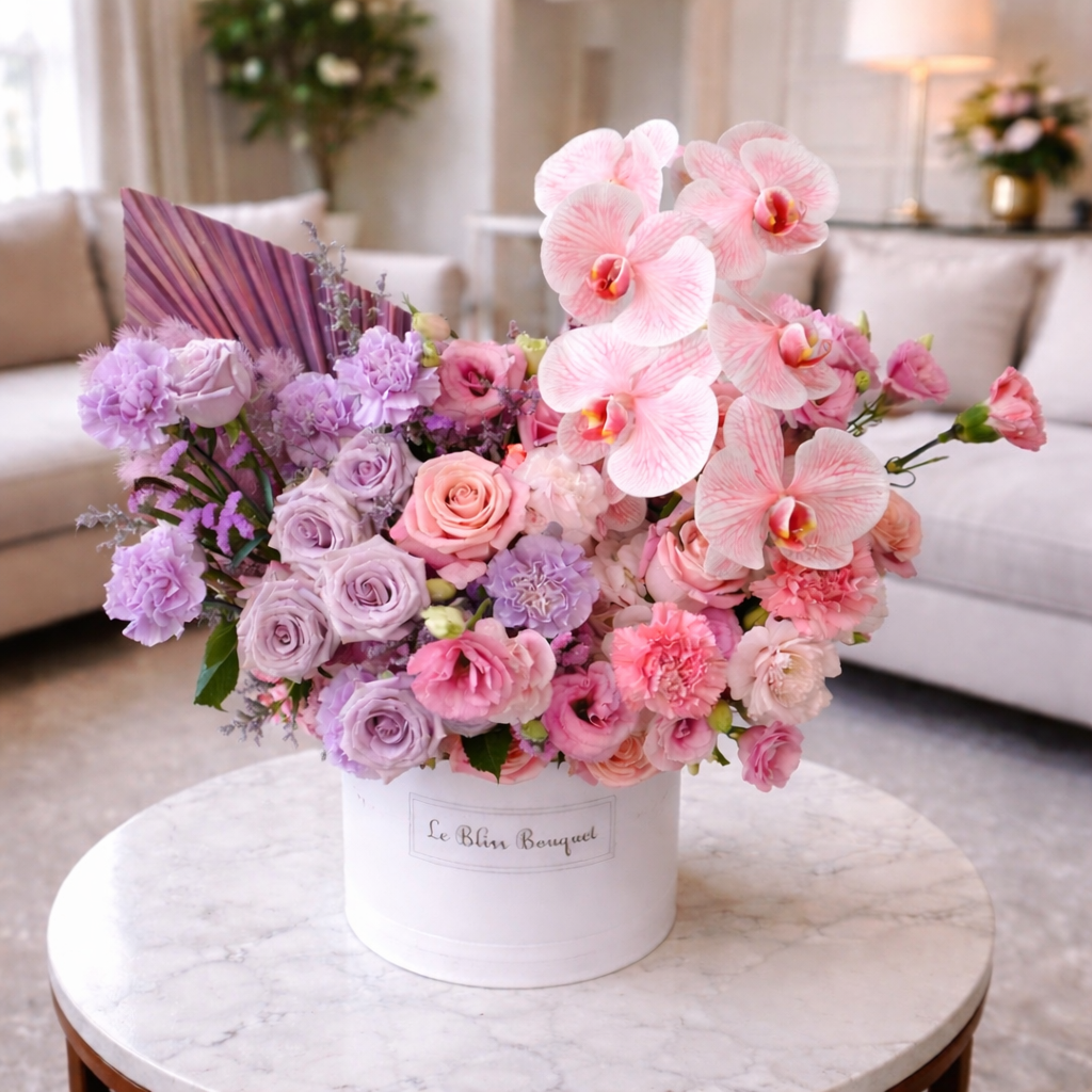 Lilac Hermosa Orchid Grand Bloombox