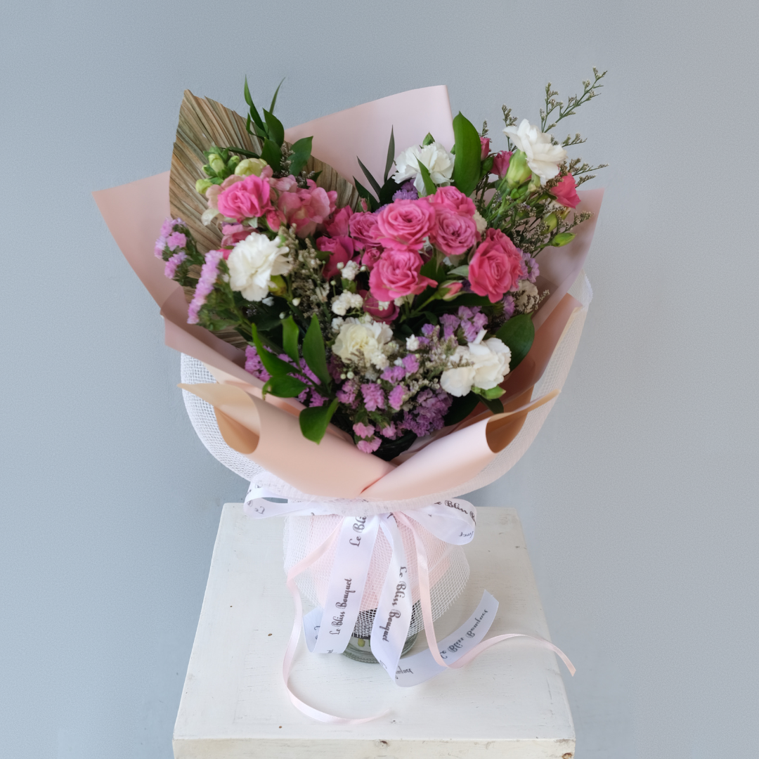 Babyrose Bouquet in a Bottle