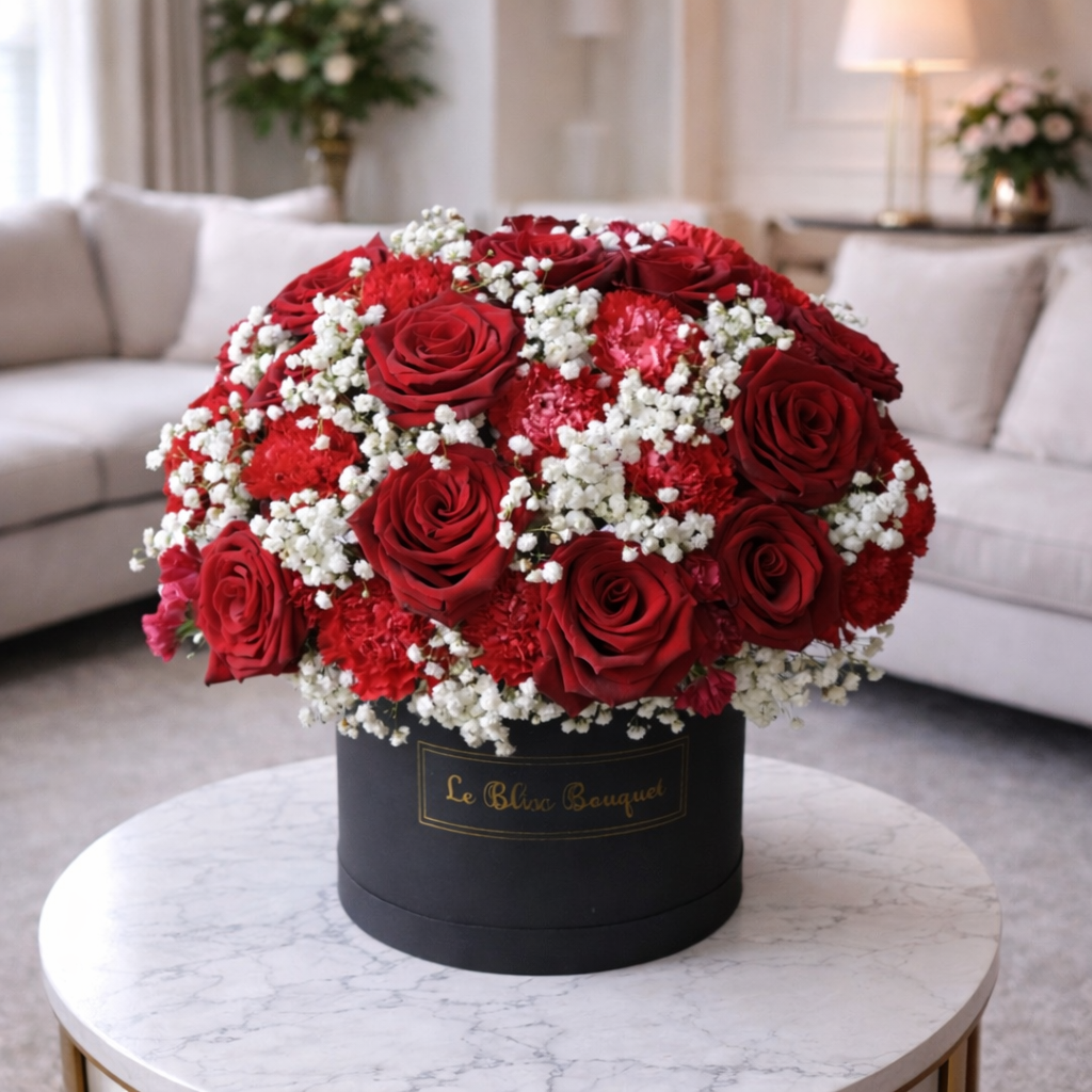 Red Explorer Rose Grand Bloombox