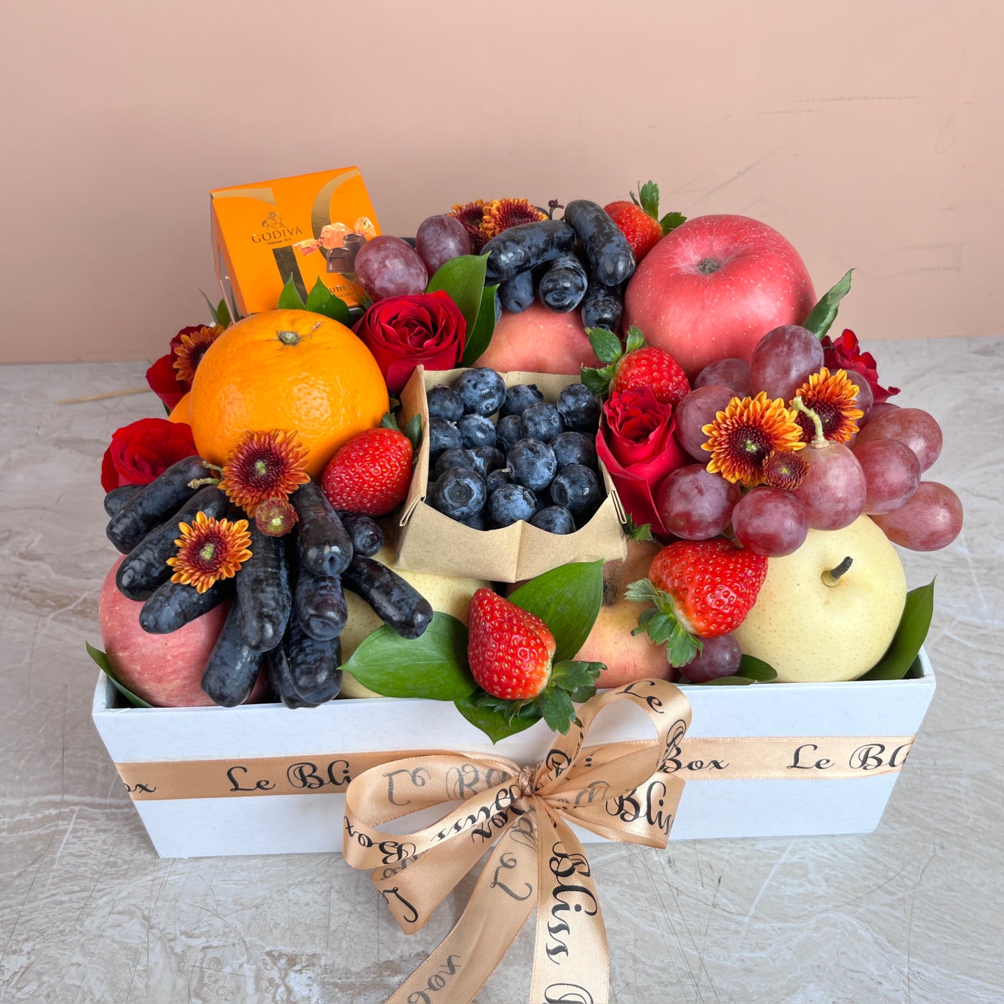 Godiva Chocolate Fruit Box