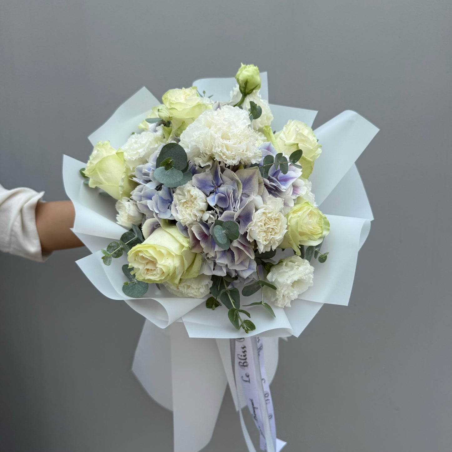 Étoile Blanc Round Bouquet