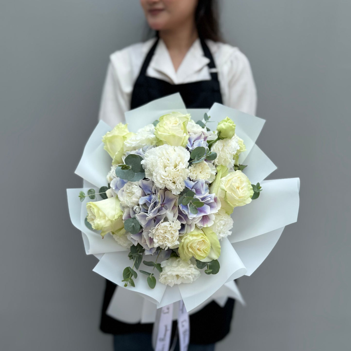 Étoile Blanc Round Bouquet