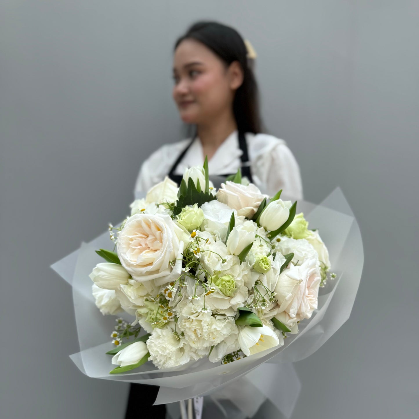 Ivory Symphony Round Bouquet