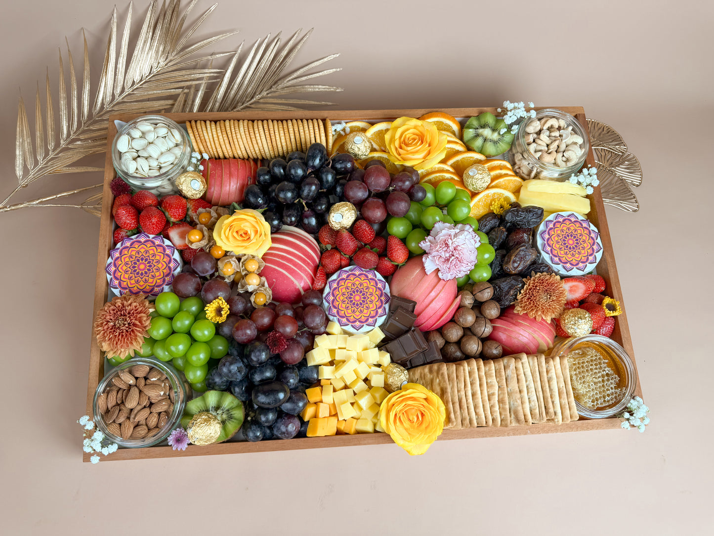 Diwali Xtra Grand Wooden Platter