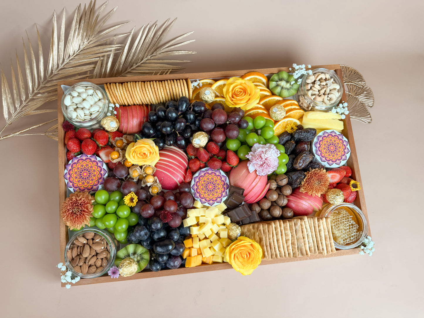 Diwali Xtra Grand Wooden Platter
