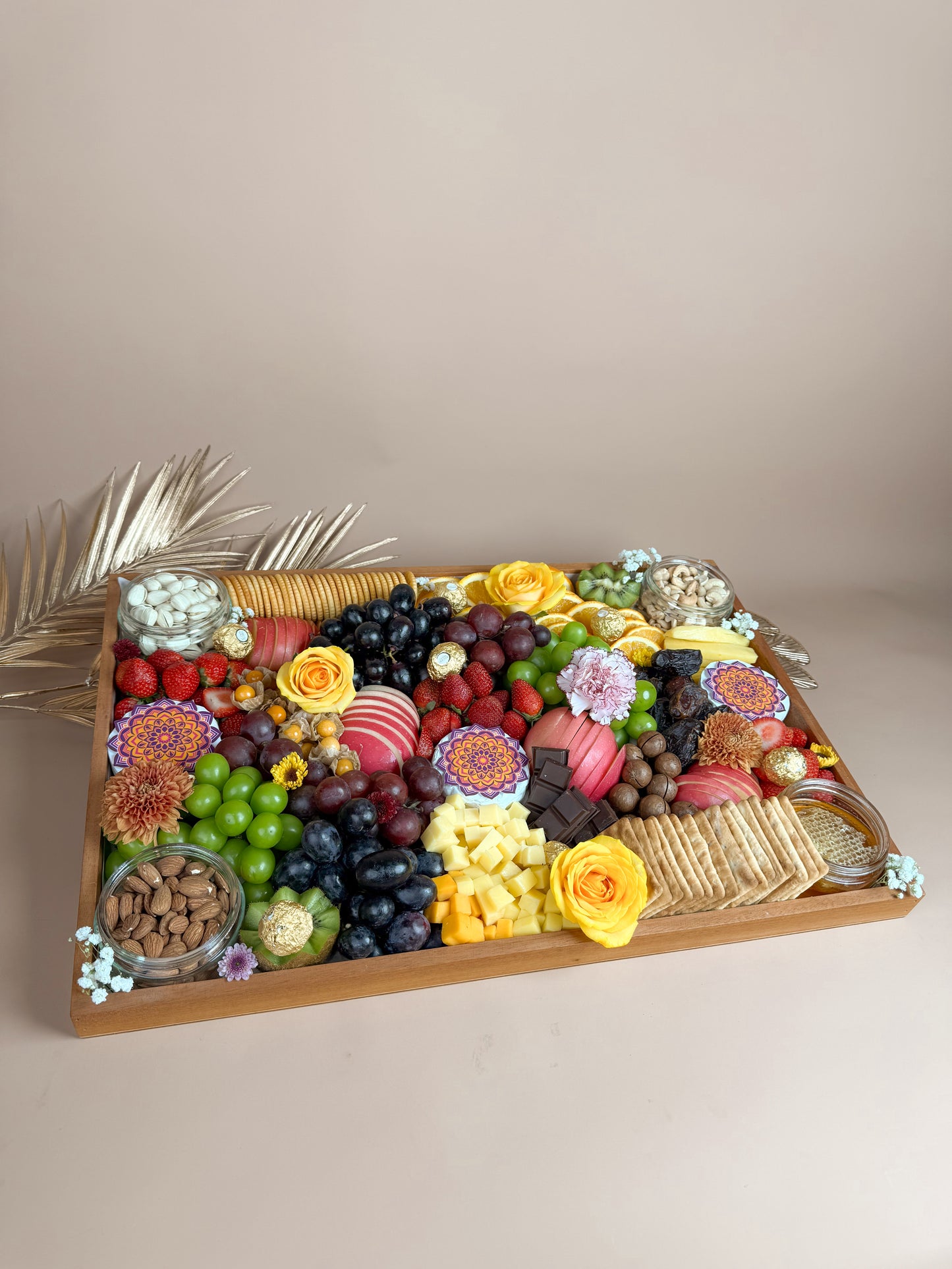 Diwali Xtra Grand Wooden Platter