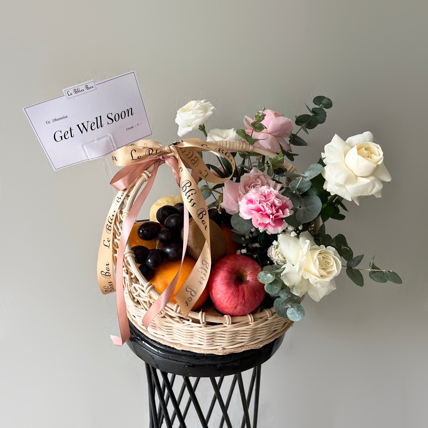 Blossom Fruit Rattan Basket