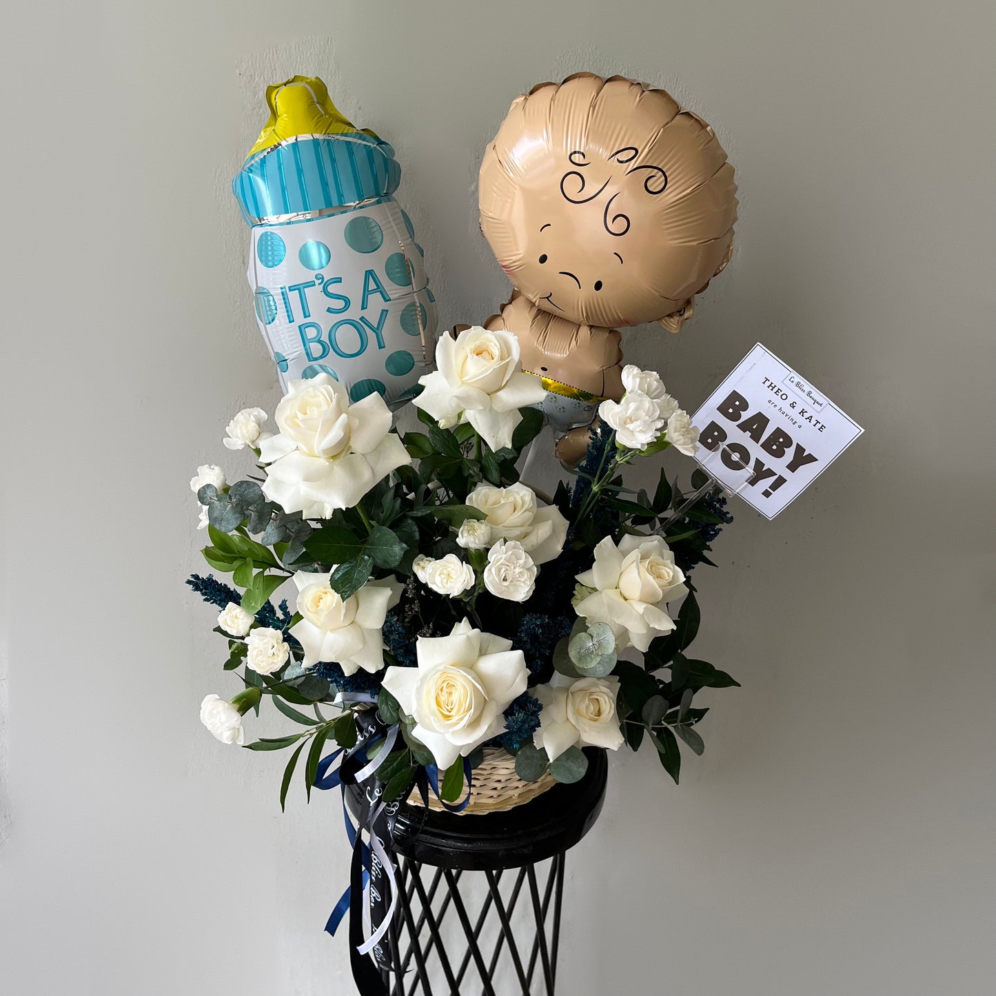 Blooming Newborn Small Basket