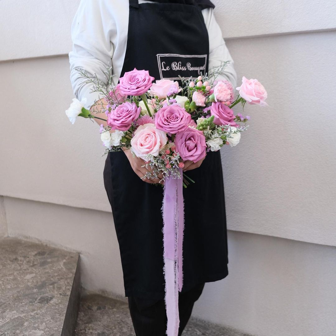Cool Water Rose Bouquet