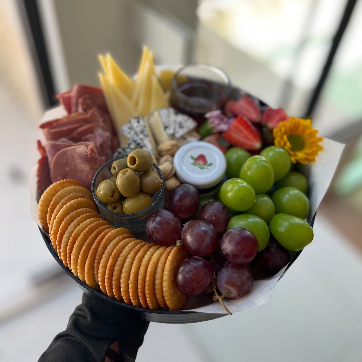 Petite Double Cheese Fruit Platter