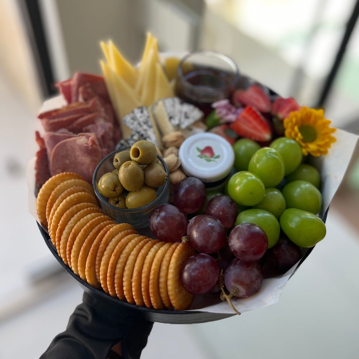 Petite Double Cheese Fruit Platter