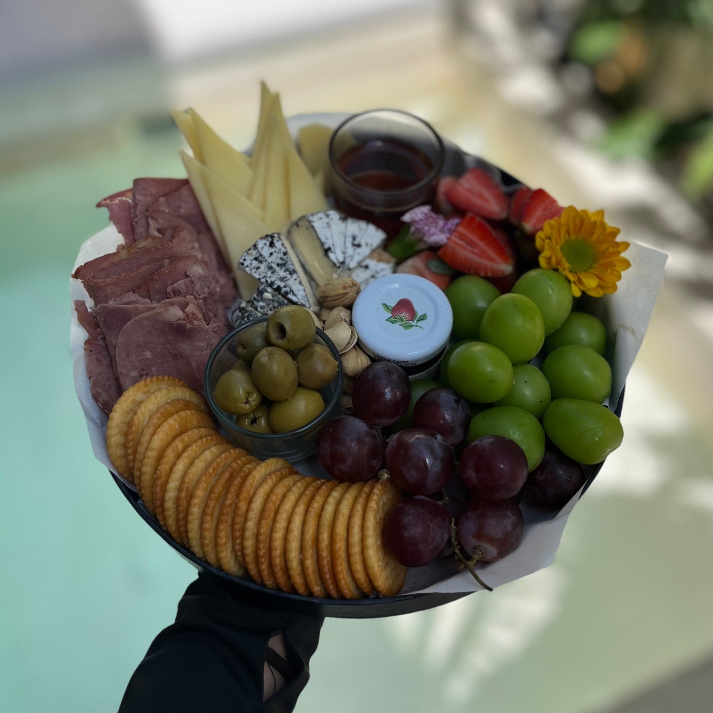 Petite Double Cheese Fruit Platter