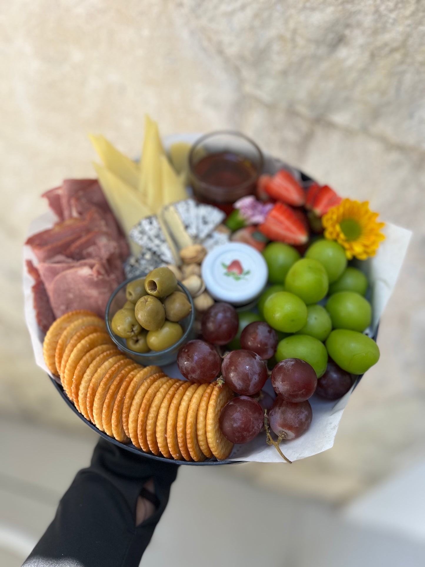 Petite Double Cheese Fruit Platter