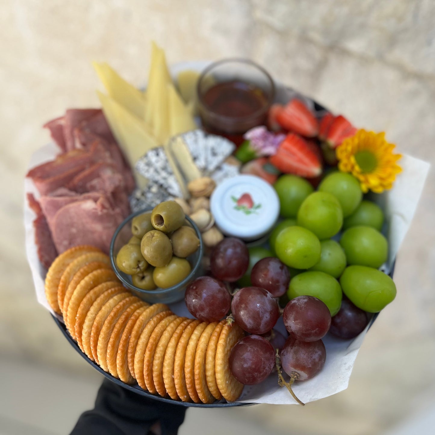 Petite Double Cheese Fruit Platter
